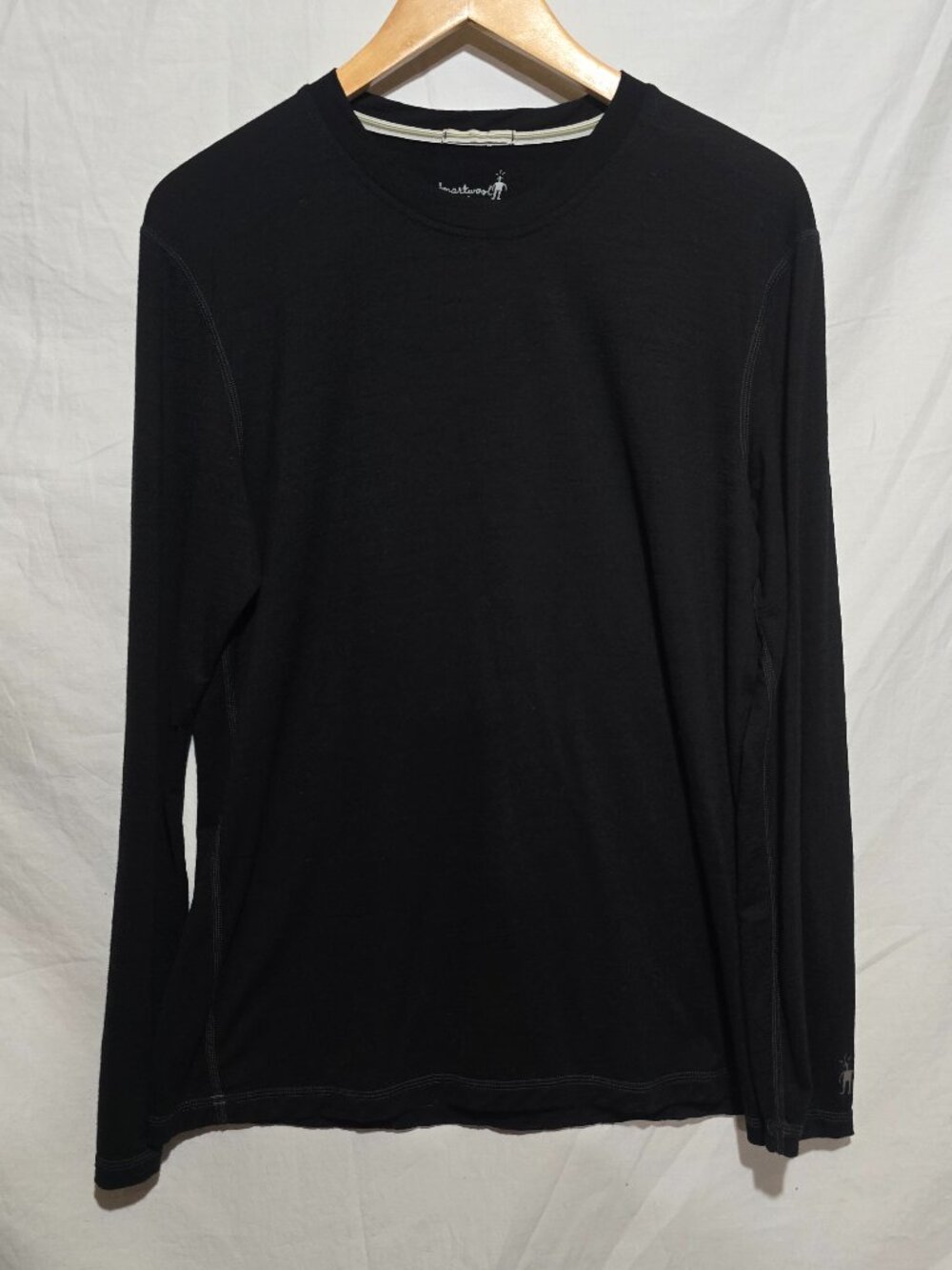 Smartwool LS Crewneck Base Layer - Black - sz L*